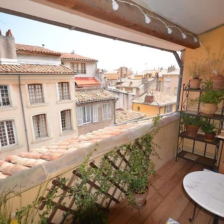 Le Dix Duplex Historical Center Balcony With View And Air Conditioning 엑상프로방스 외부 사진